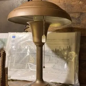 Art Deco Mushroom Lamp 1930s-40s.