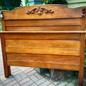 Antique Oak Bed ca.1900