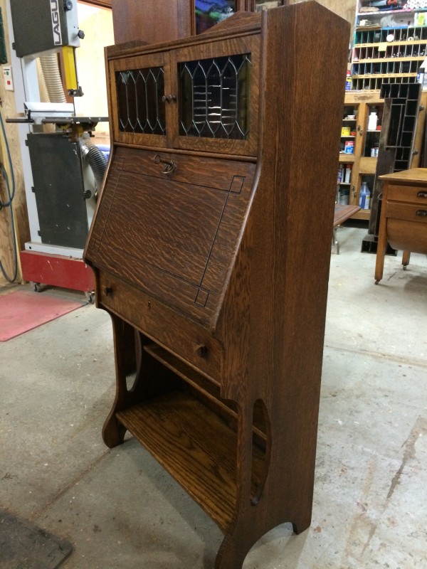 Flip Down Secretary Desk Ca 1900 Archer S Antiquesarcher S Antiques