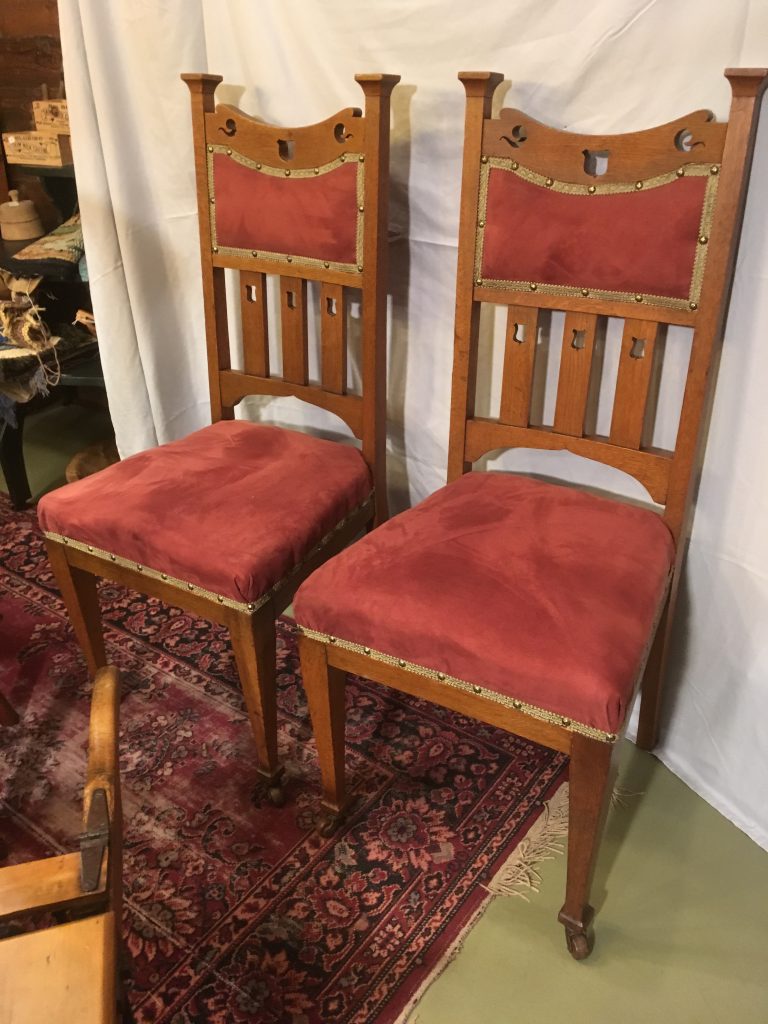 Antique Arts and Crafts chairs ca.1900. 325.00 ea. CND