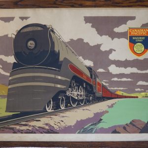 Original Canadian Pacific Railway silkscreen 2600 CND