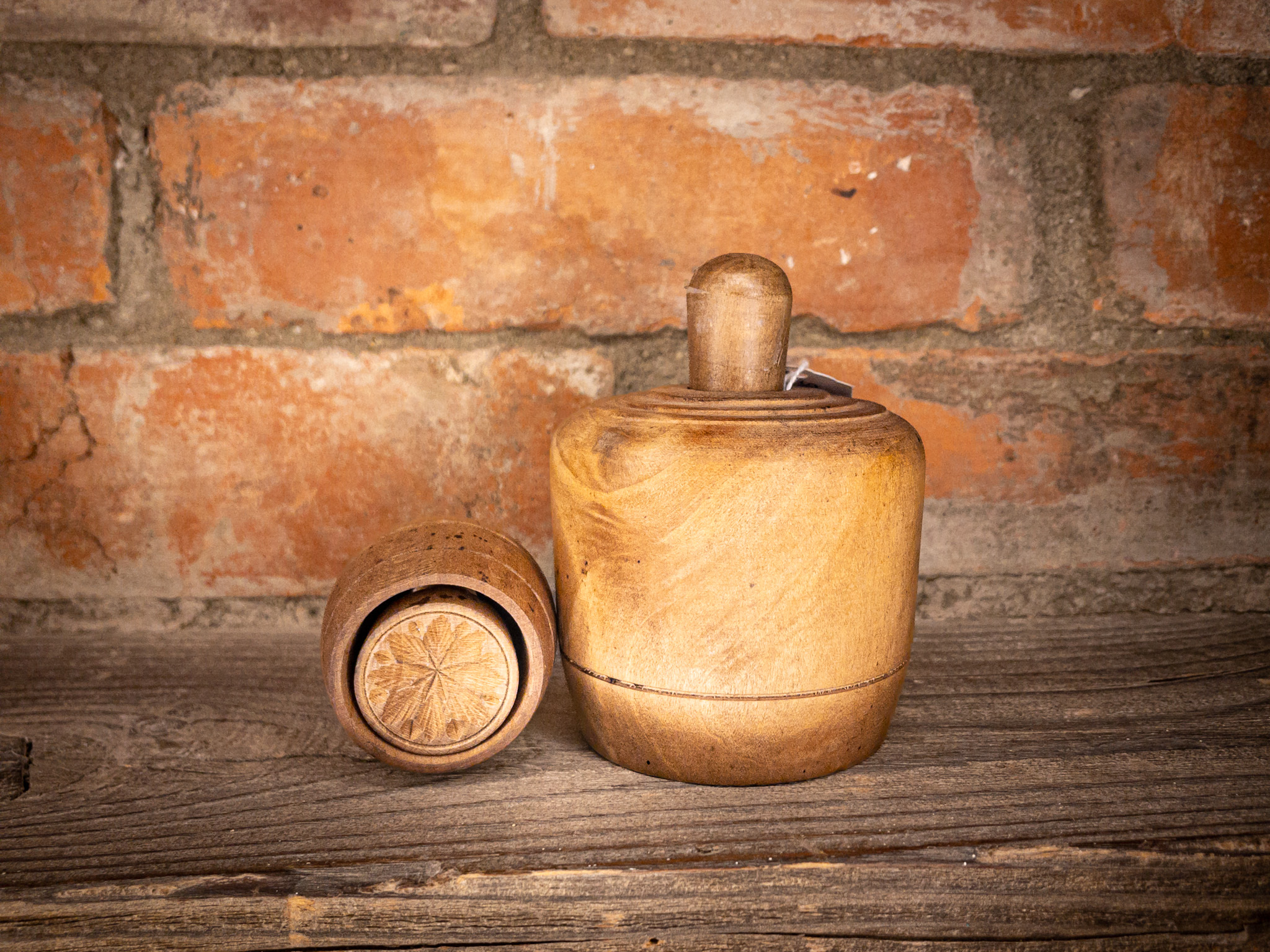 Antique Wooden Butter Molds - Archer's Antiques