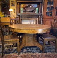 Antique Table with four chairs