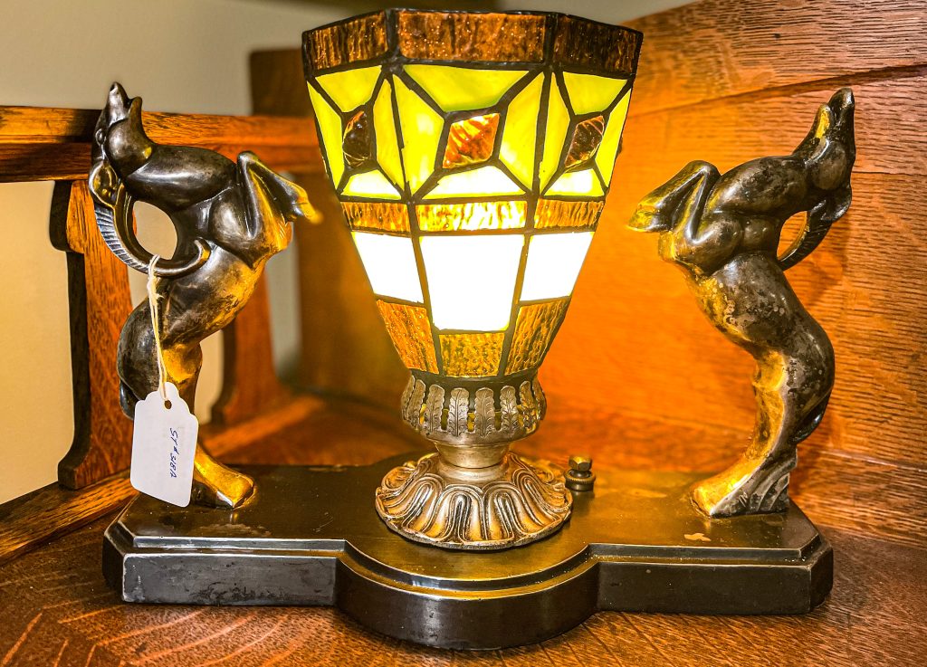 Gazelle Art Deco Lamp 1930s