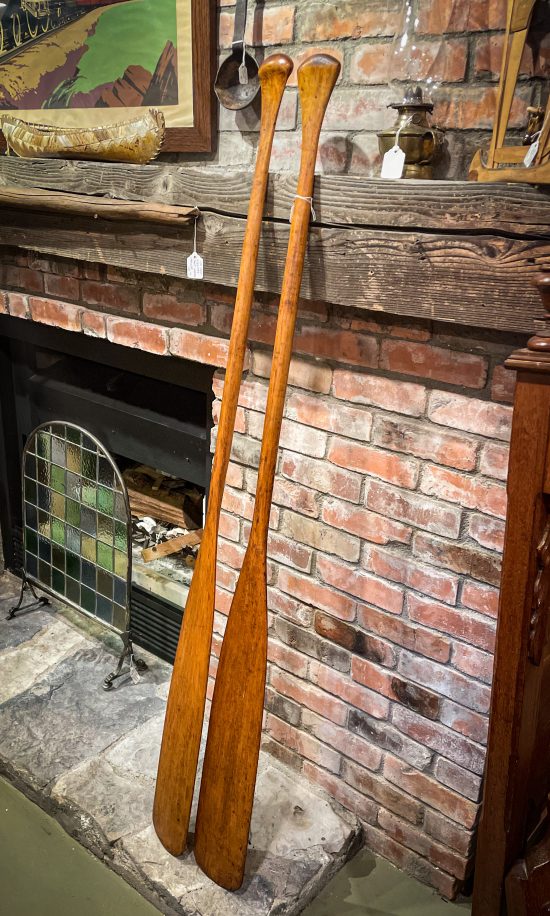 Antique Hickory Paddles 1920s. 365.00 Pr.