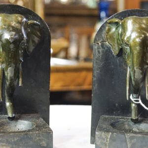 Elephant Bookends 1920s