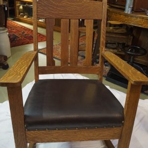 Arts and Crafts Rocking Chair Ca 1915