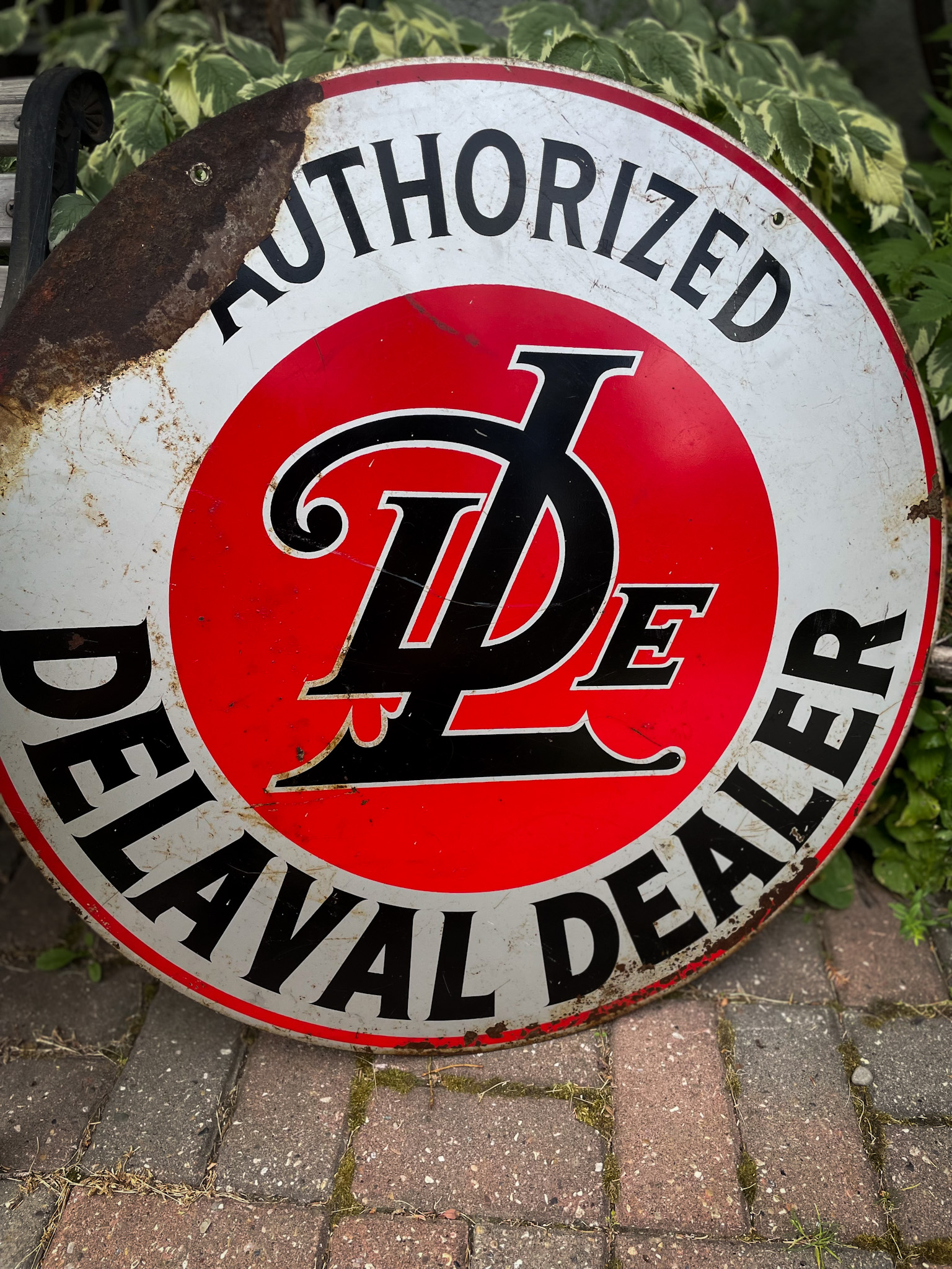 Authorized DeLaval metal sign 695.00 CND