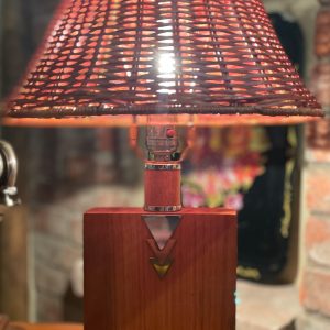Art Deco Wooden Lamp
