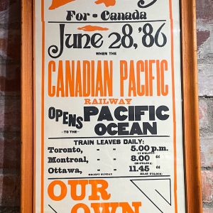 Canadian Pacific Railway Billboard