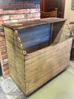 Antique Firewood storage box. 745.00 CND