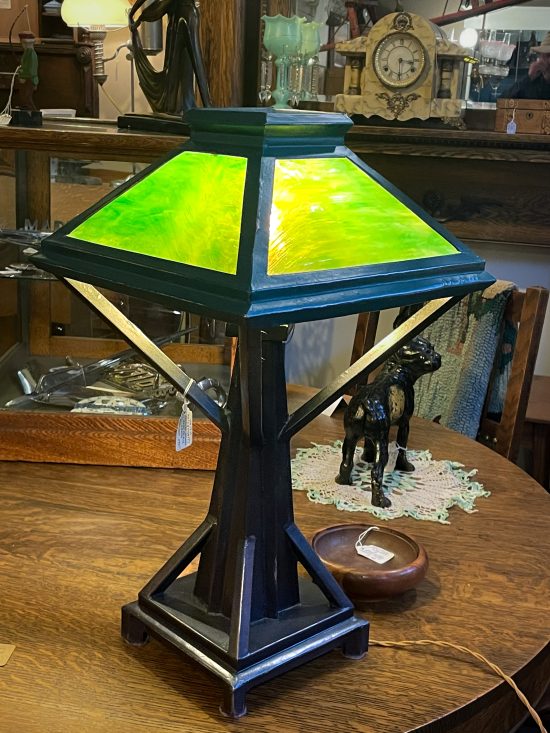 Arts & Crafts Table Lamp Sold