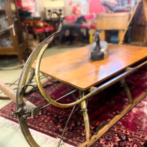 Antique Sleigh Coffee Table 1950.00 CND