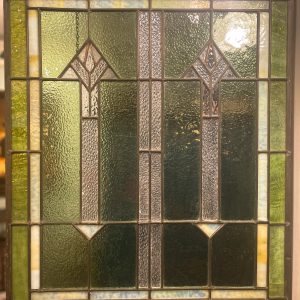 Large Stained Glass Window, unframed. Measures 23 1/2" x 28 1/2" $485.00