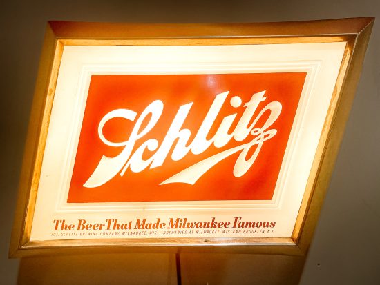 Vintage Schlitz Lighted Sign. 365.00 CND