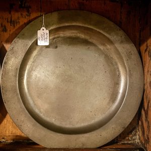 Antique pewter plate $165