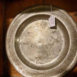 Antique pewter plate $110
