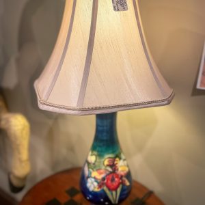Moorcroft lamp orchid pattern