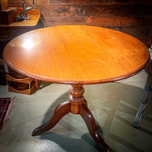 Antique Oak Tilt-Top Table