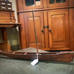 Antique Haida Model Canoe