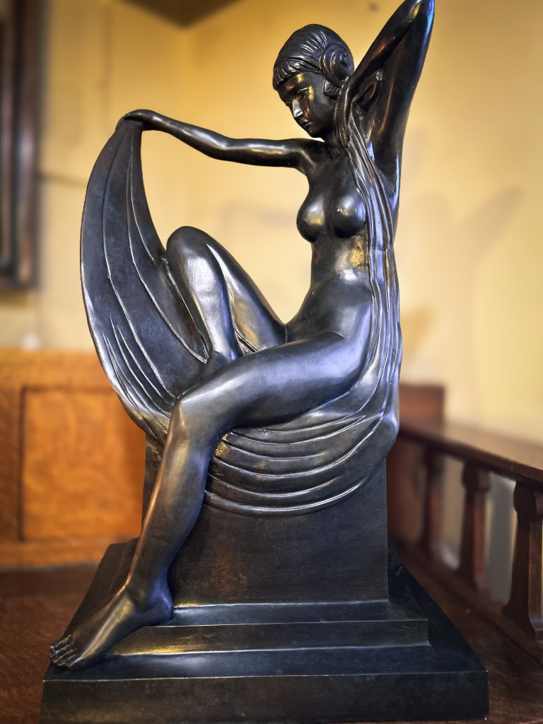Abel Phillippe Design c.1925 cast bronze. 2600.00 CND