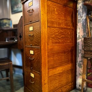 Tiger Oak Filing Cabinet Ca 1900 1350.00CND