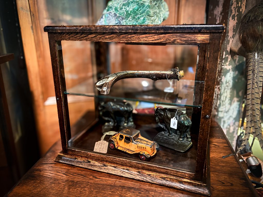 Antique Veterinarian Glass Cabinet