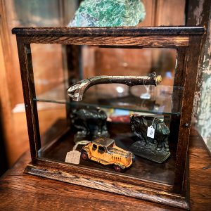 Antique Veterinarian Glass Cabinet