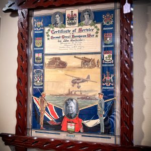 Framed WW2 Service Poster