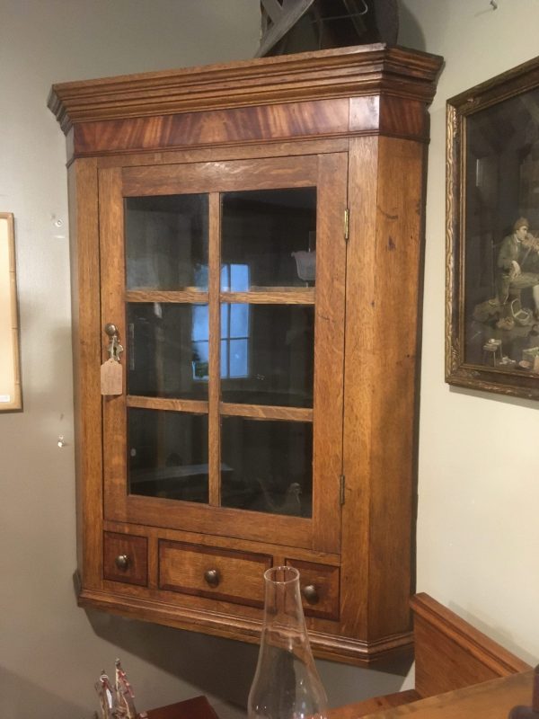 Antique Corner Cupboard 1870