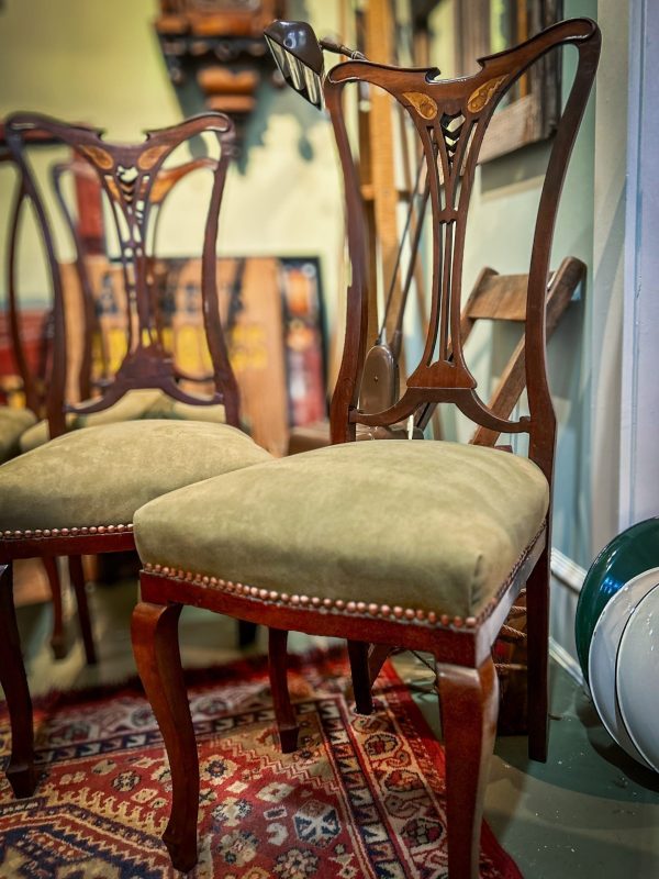 Antique Art Nouveau chairs