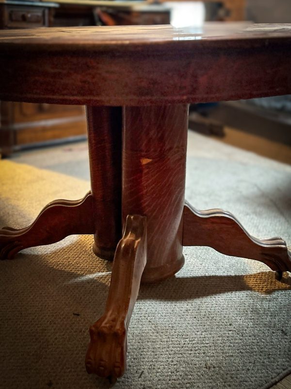 Antique Tiger Oak Table