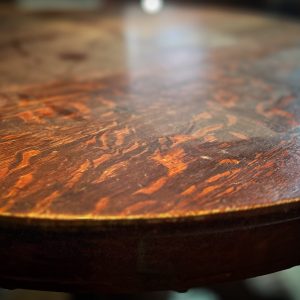 Antique Tiger Oak Table - Image 3