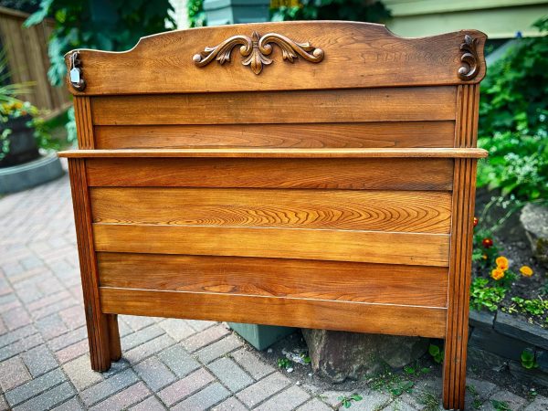 Antique Oak Bed ca.1900