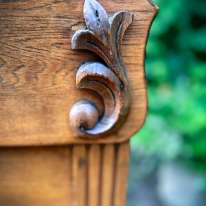 Antique Oak Bed ca.1900 - Image 3