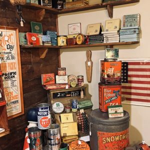 Antique Tins, Various sizes. Contact for pricing