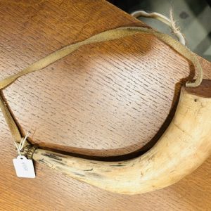 Antique Black Powder Horn