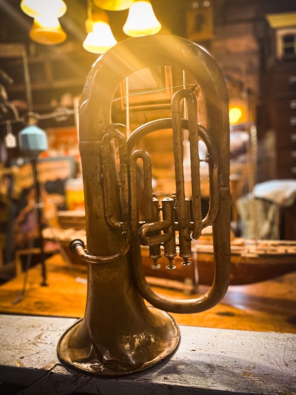 Brass Baritone Horn 1910