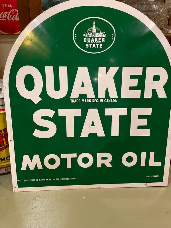 Vintage Quaker State Sign