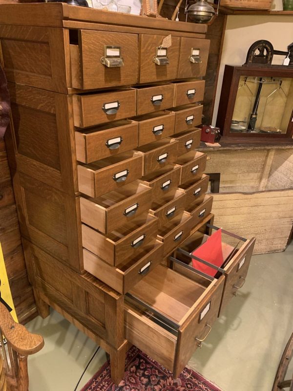 Antique apothecary stacking Cabinet