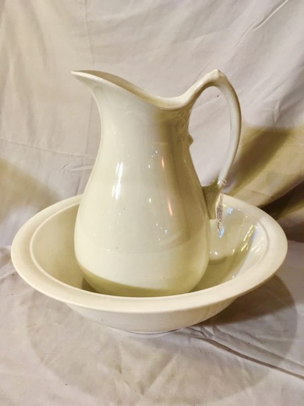 Antique Pitcher and bowl