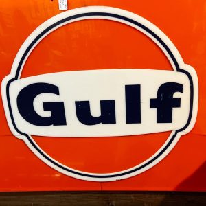 Gulf Oil Sign ca1970 - Image 3