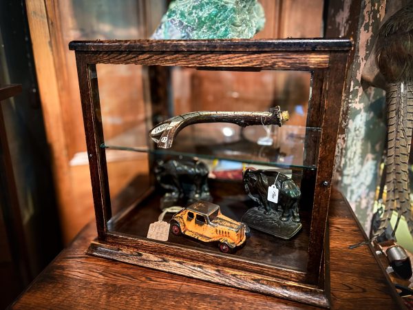 Antique Veterinarian Glass Cabinet