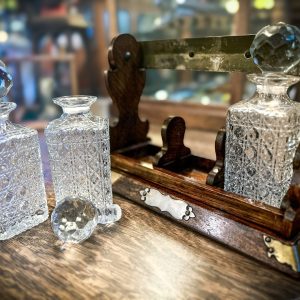 Victorian Tantalus Decanter Set - Image 6