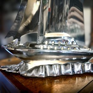 C.1930s Sail Boat Lamp - Image 3