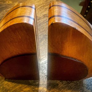 Mid-Century Modern Wooden Bookends - Image 3