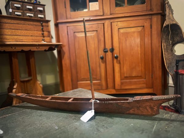 Antique Haida Model Canoe