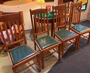 Antique Arts and Crafts Chairs Restored 550.00 CND ea. 2200.00set