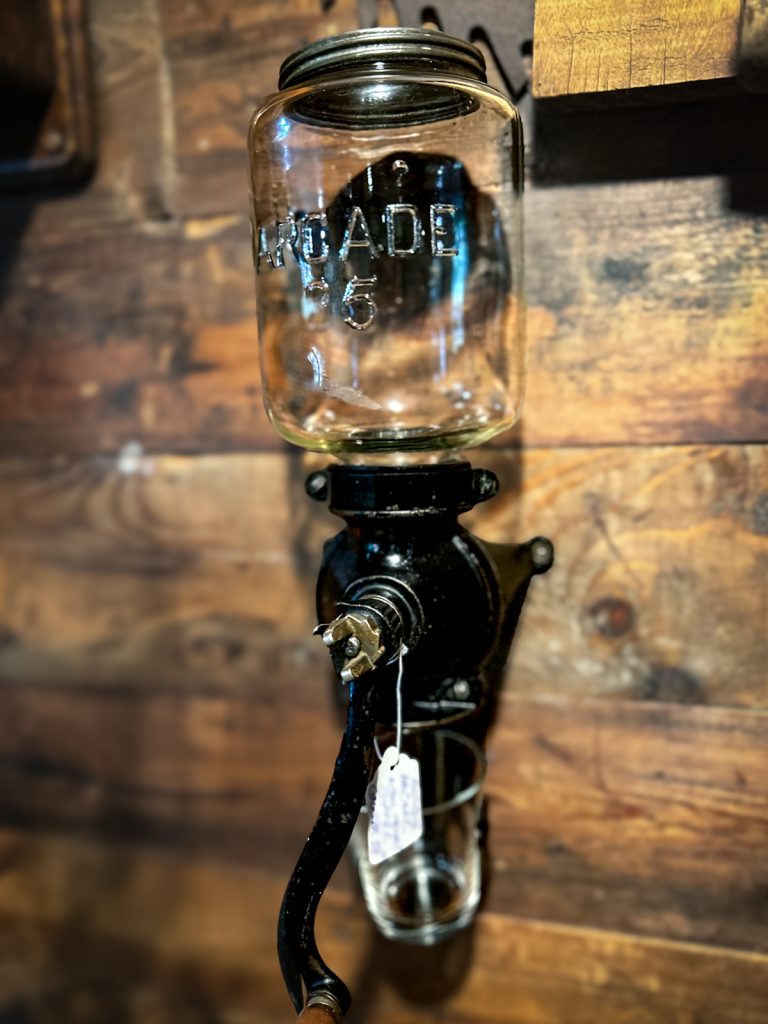 Antique Arcade Coffee Grinder