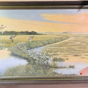 Vintage Duck oil Painting